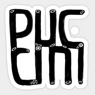 Composer Giacomo Puccini Sticker